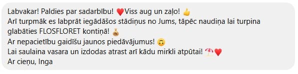 Paldies par sadarbību